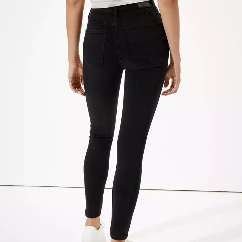 American Eagle | High waist stretch black jean